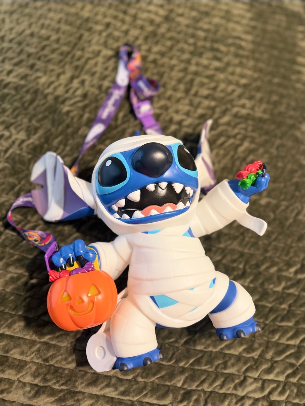 Collectable Disney Stitch Mummy Discontinued Rare Popcorn bucket